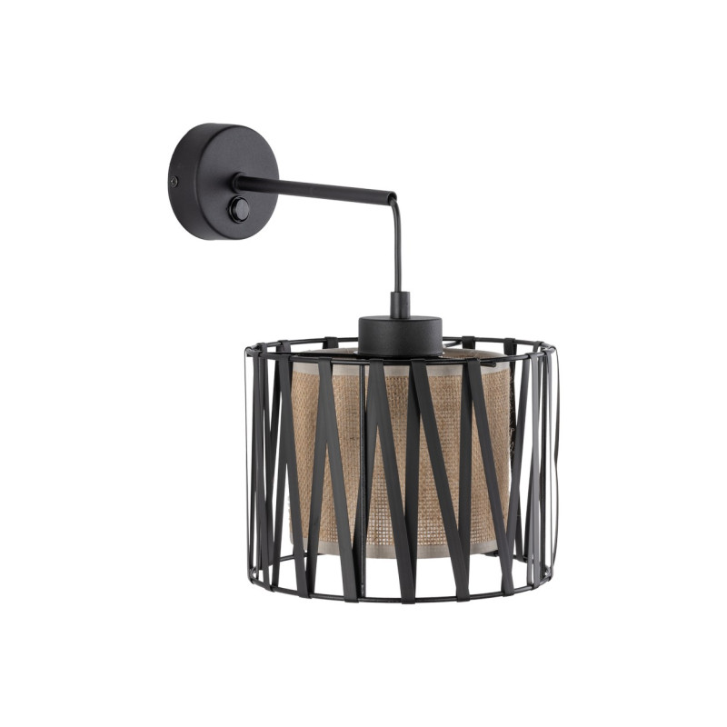 Applique Harmony Nature 1 luce nera E27 TK Lighting