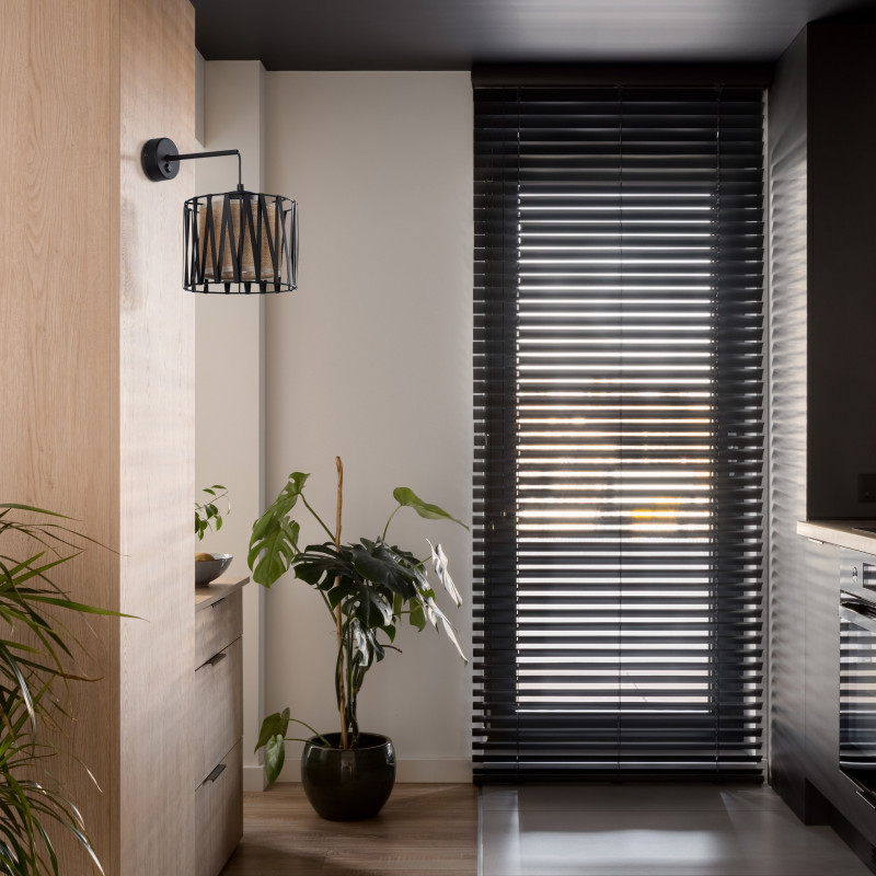 Applique Harmony Nature 1 luce nera E27 TK Lighting