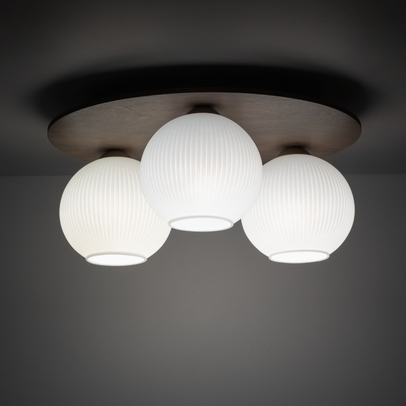 Plafoniera Virlo bianca 3 luci E14 stile classico TK Lighting