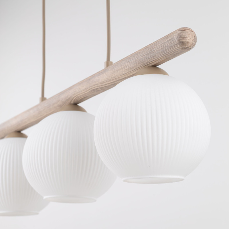 Lampadario Virlo 3 luci bianco TK Lighting