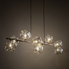 Lampadario Lava Brown 9 luci marrone G9 TK Lighting