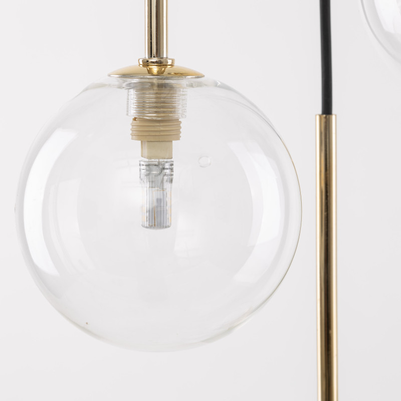 Nilos sospensione 10 luci nero oro G9 TK Lighting