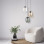 Lampadario Elio Mix 3 luci nero E27 TK Lighting