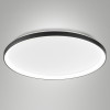 Plafoniera LED integrato 75 W Bacco nera Fabas