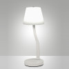 Lampada da tavolo Ibla LED integrato bianca Fabas