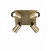 Plafoniera Flores 4 luci GU10 ottone satinato Fabas