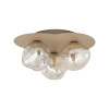 Plafoniera Lava Sabia 3 luci sabbia G9 TK Lighting
