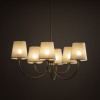 Lampadario Candi Sabia beige 6 luci E27 TK Lighting