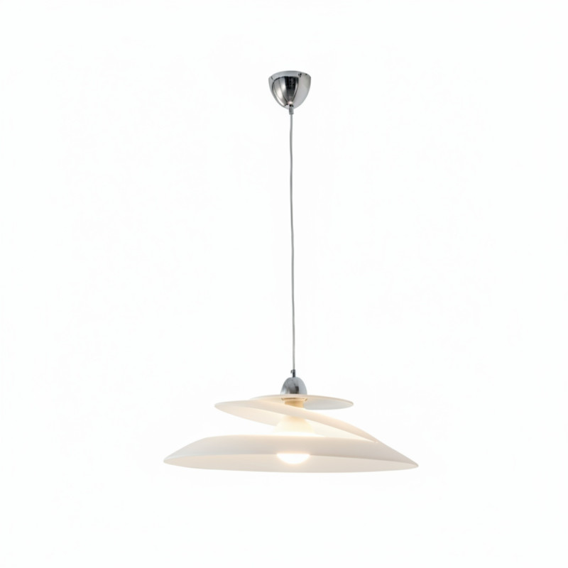 Lampadario Aragon Smart Luce 1 luce E27 bianco Fabas