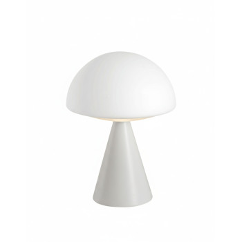 Lampada da tavolo Blip bianca LED 7W Fabas