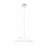 Lampadario Aragon LED bianco 1 luce Fabas