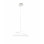 Lampadario Aragon LED bianco 1 luce Fabas