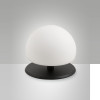 Lampada da tavolo Morgana nera G9 1 luce Fabas