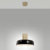 Lampadario Lunar 1 luce LED 26W nero Fabas