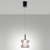 Sospensione LED Frua cognac Fabas 1 luce