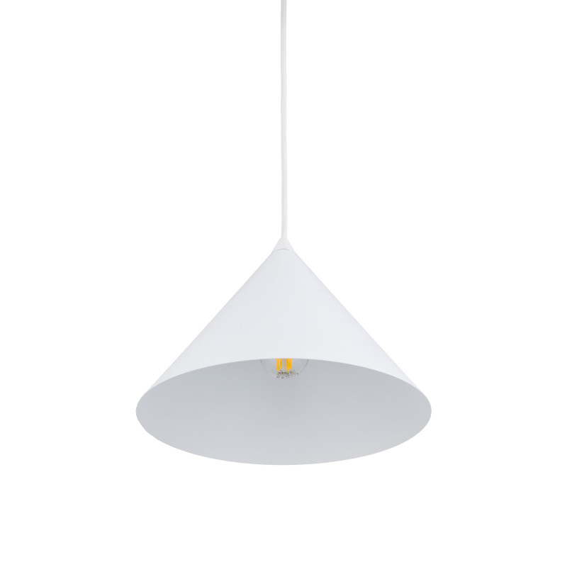 Lampadario Cono M bianco 1 luce E27 TK Lighting