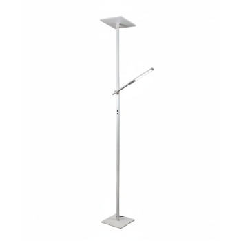 Piantana Ideal LED integrato 2 luci bianca Fabas