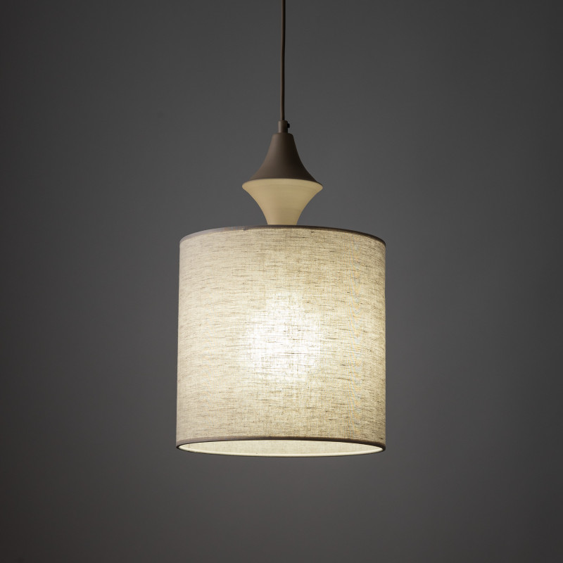 Lampadario a sospensione Amura Sabia sabbia E27 TK Lighting