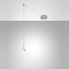 Lampadario Isabella Smart Luce 1 luce alluminio Fabas