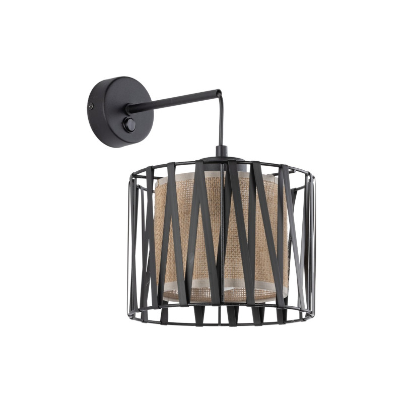 Applique Harmony Nature 1 luce nera E27 TK Lighting