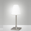 Lampada da tavolo Lucy LED G9 3 W nichel satinato Fabas