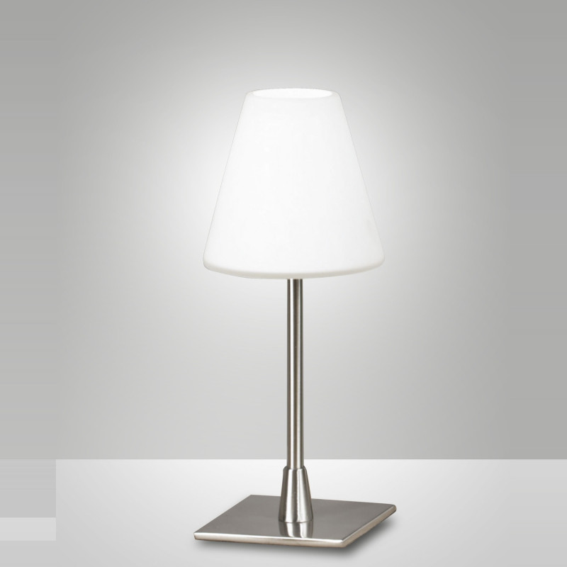 Lampada da tavolo Lucy LED G9 3 W nichel satinato Fabas