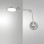 Applique LED Regina 1 luce orientabile Fabas