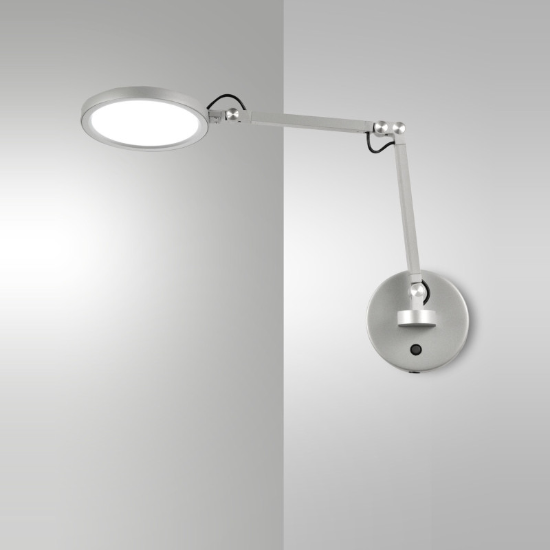 Applique LED Regina 1 luce orientabile Fabas