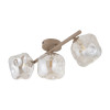 Plafoniera Lava Sabia 3 luci G9 color sabbia TK Lighting