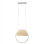 Lampadario Pierre LED 29 W bianco moderno Fabas