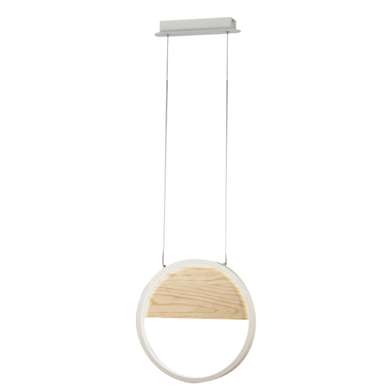 Lampadario Pierre LED 29 W bianco moderno Fabas