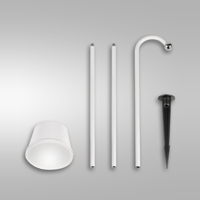 Faretto LED ricaricabile Armanda bianco 3W IP54 Fabas