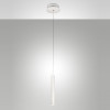 Sospensione Prado bianca LED Fabas 1 luce