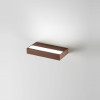 Applique Snap LED integrato 24W corten Fabas