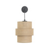 Applique Calisto Juta nero E27 1 luce TK Lighting