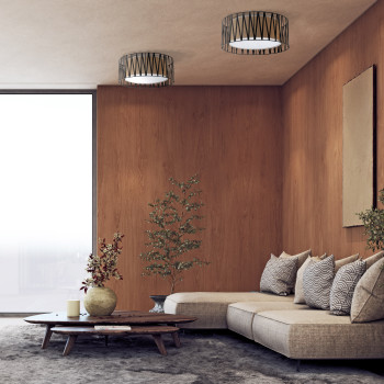 Plafoniera Harmony Nature 4 luci bianca TK Lighting