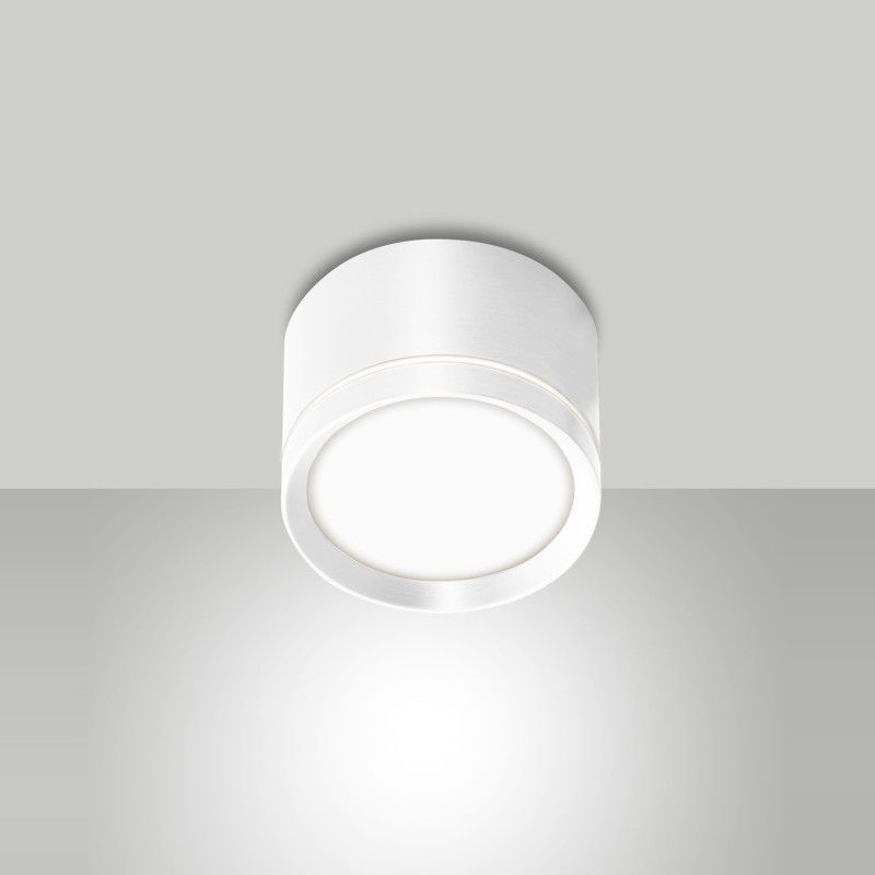 Faretto Pesaro bianco LED integrato 1 luce Fabas