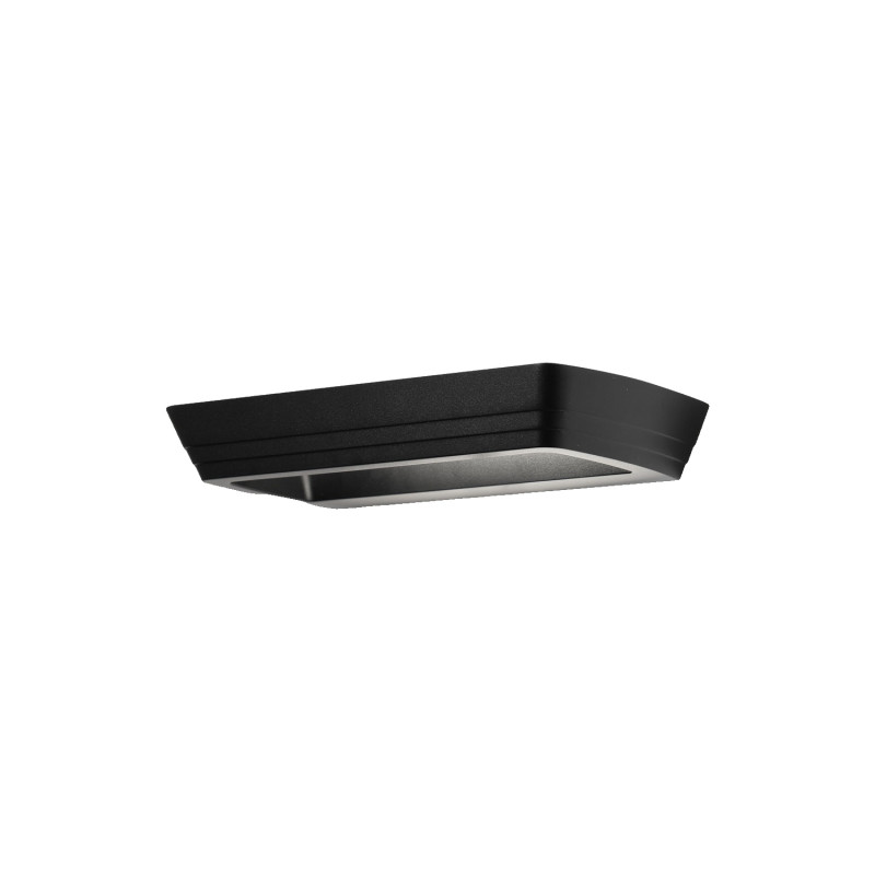 Applique Mida LED integrato nero 24W Fabas