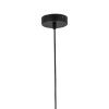 Lampadario Chicago Linen 5 luci nero E27 TK Lighting