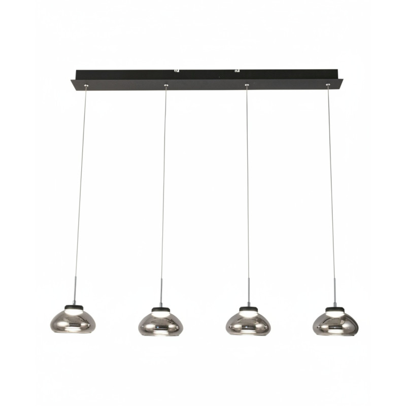 Lampadario Arabella Smart Luce 1 luce 32 W fumé Fabas