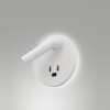 Applique Lollo bianca LED integrato 9W 3000K Fabas