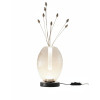 Lampada da tavolo Tully LED cognac Fabas 1 luce