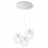 Lampadario Camp 3 luci E27 bianco moderno Fabas