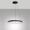 Lampadario Fabas Bacco LED nero 56W a sospensione