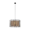 Lampadario Harmony Nature 3 luci nero E27 TK Lighting