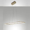 Lampadario sospeso Bard LED 52 W oro opaco Fabas
