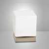 Lampada da tavolo Brenta LED oro opaco Fabas