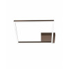 Plafoniera quadrata Bard corten LED 39W Fabas