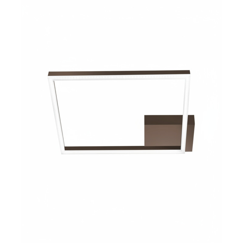Plafoniera quadrata Bard corten LED 39W Fabas