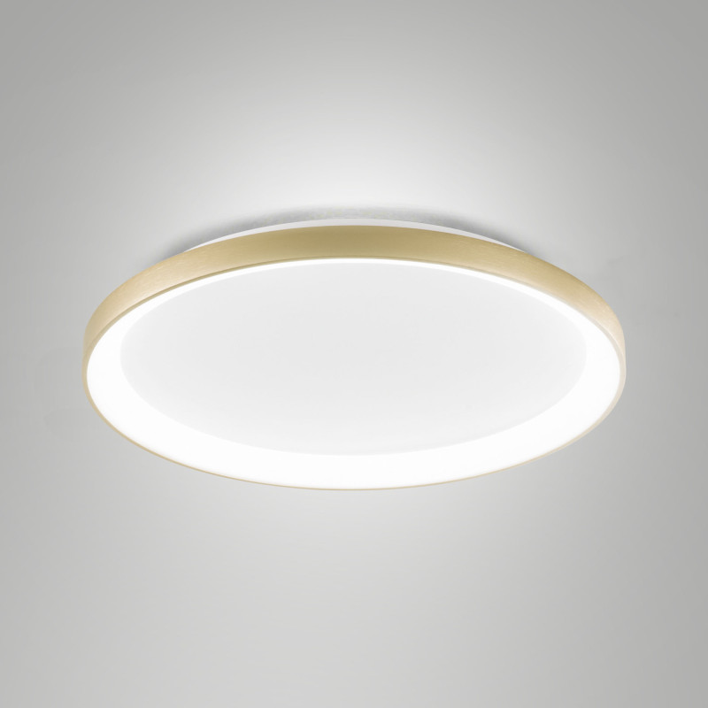 Plafoniera Bacco LED ottone satinato Fabas